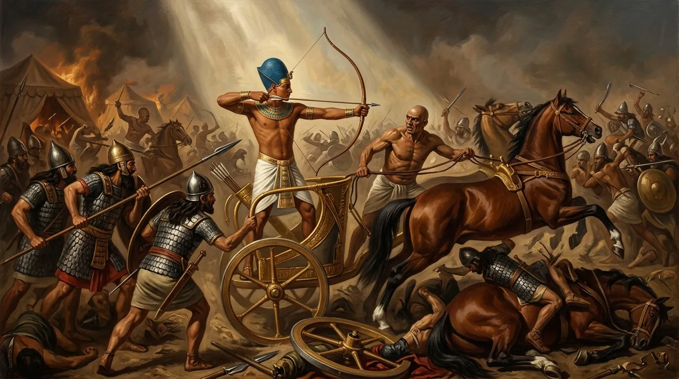 The Battle of Kadesh — page 5 illustration — Wonder Egypt