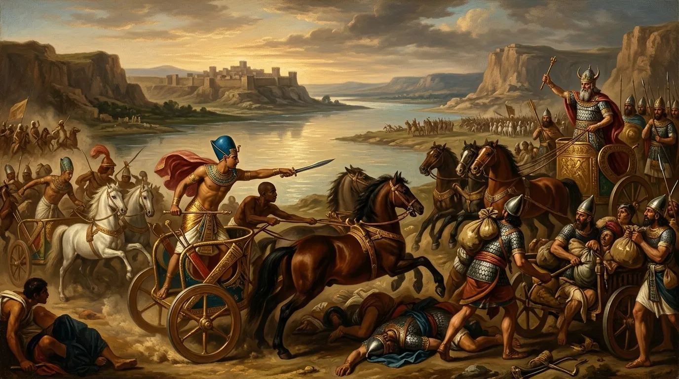 The Battle of Kadesh — page 7 illustration — Wonder Egypt