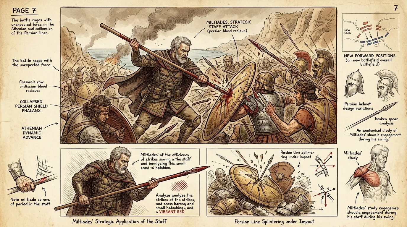 The Battle of Marathon — Greece (490 BC, Greece) — page 7 illustration — Wonder History The Battle of Marathon — Greece (490 BC, Greece) — page 7 illustration — Wonder History