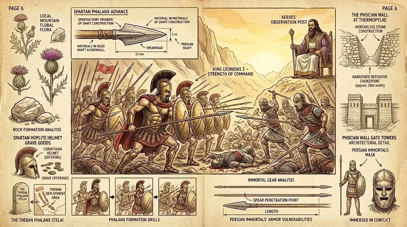 For two days, the Greeks held the pass, their hoplite formation an impenetrable wall. The Spartans, with their superior training and equipment, cut down wave… For two days, the Greeks held the pass, their hoplite formation an impenetrable wall. The Spartans, with their superior training and equipment, cut down wave…