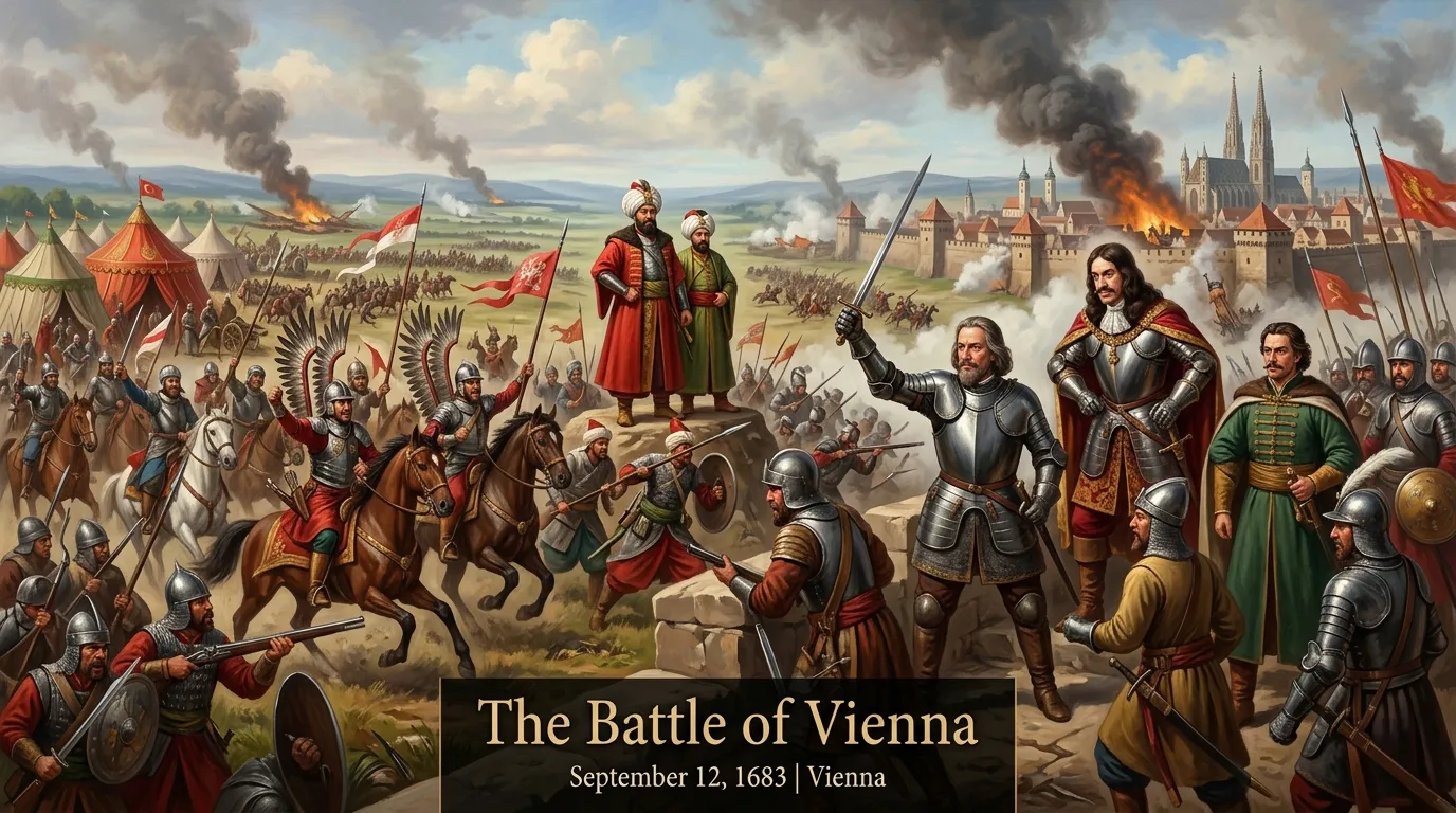 The Battle of Vienna (1683, Vienna) — book cover — Illustrated True Stories from World History