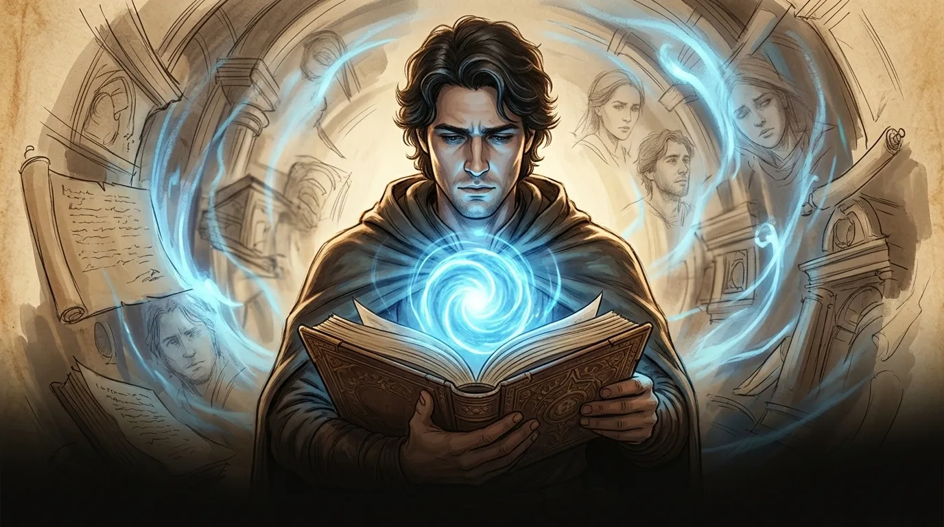 The Blue Light — 图书封面 — Wonder Tales