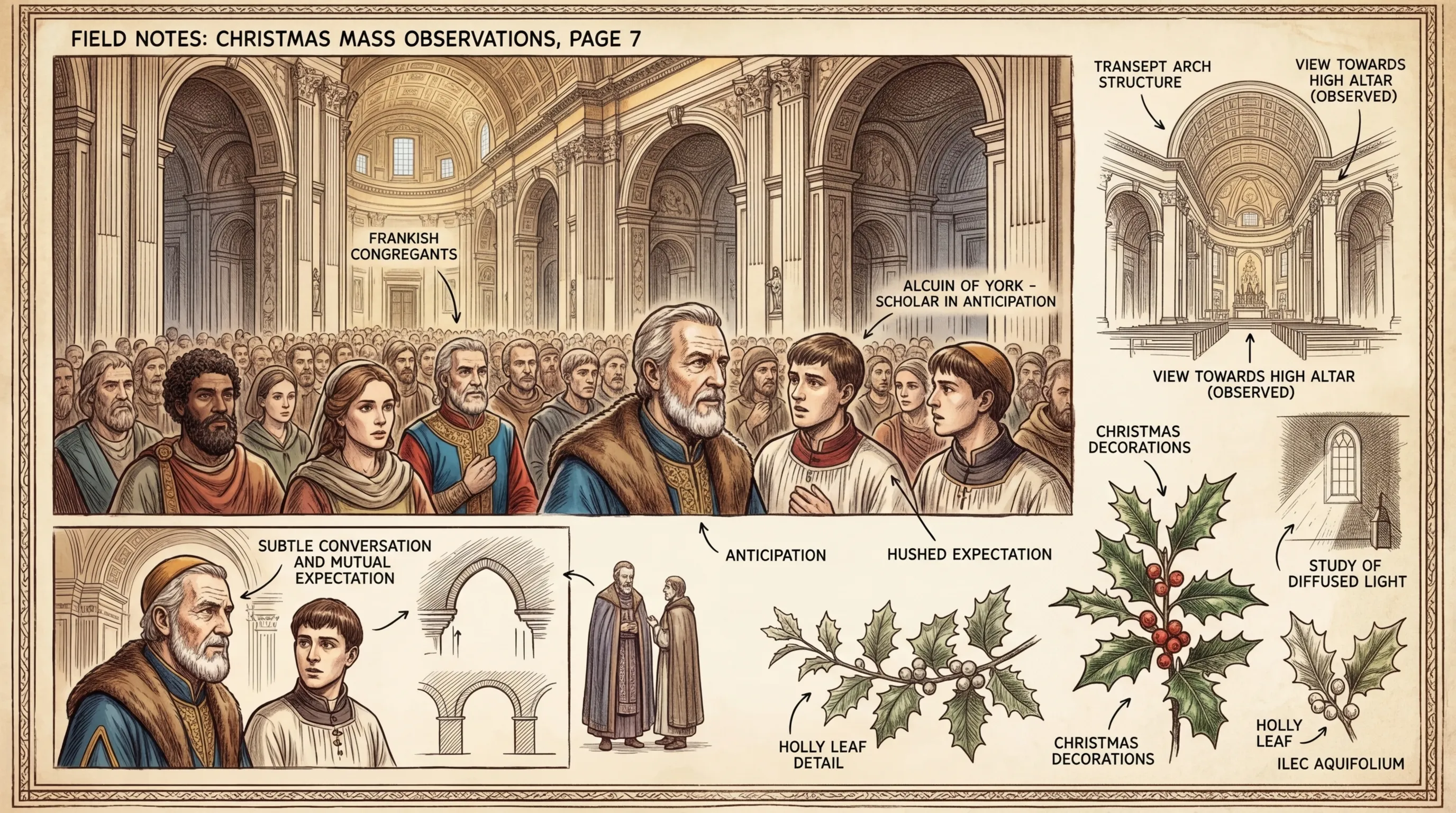 On Christmas Day, the Franks gathered in St. Peter's Basilica for mass. Unbeknownst to many, Pope Leo III had a surprise in store.