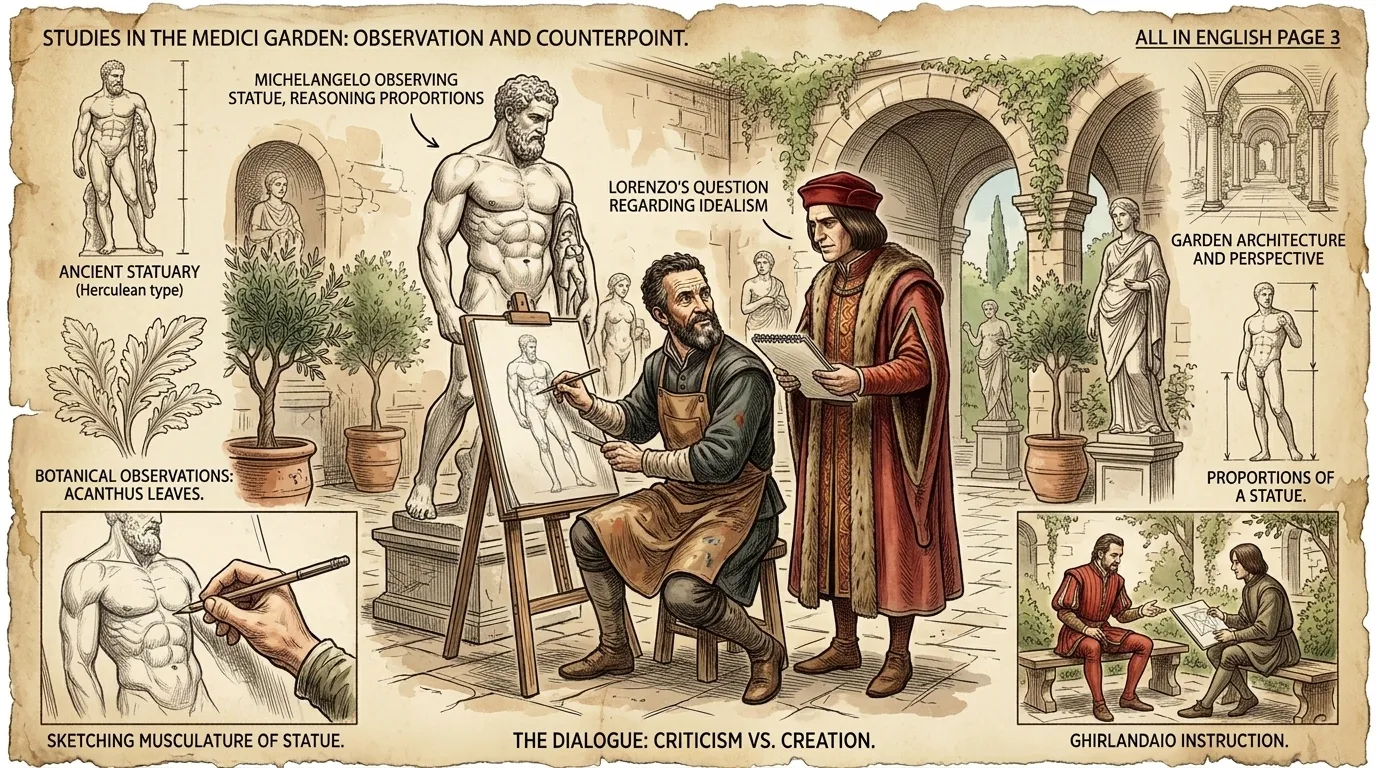 The Creation of Adam by Michelangelo (Vatican City, Rome — 1512) — page 3 illustration — Wonder Arts The Creation of Adam by Michelangelo (Vatican City, Rome — 1512) — page 3 illustration — Wonder Arts