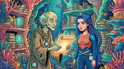 Kael, the royal archivist, approached Anya cautiously. "Princess, I have unearthed an ancient prophecy," he said, his voice barely a whisper. Kael, the royal archivist, approached Anya cautiously. "Princess, I have unearthed an ancient prophecy," he said, his voice barely a whisper.