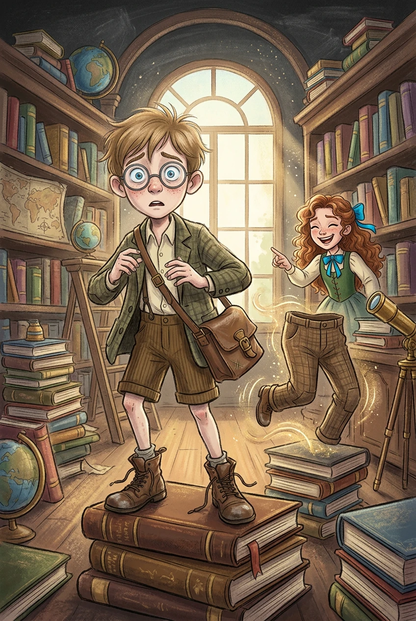 我的裤子走掉的那天 — 图书封面 — Wonder Books