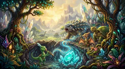 深吸一口气，皮普把笛子放到唇边。他不知道怎么吹，但他闭上眼睛，专注于和谐之石的能量。他吹奏起来。一股纯净、悠扬的声音从笛子中流淌而出，与石头共鸣。