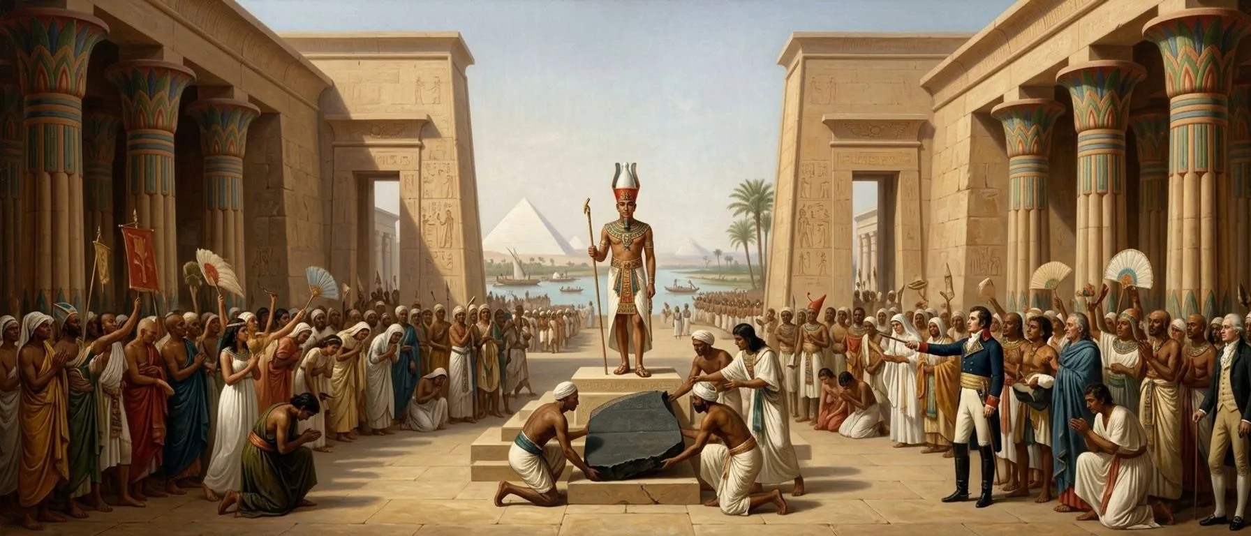 The Rosetta Stone — 图书封面 — Wonder Egypt