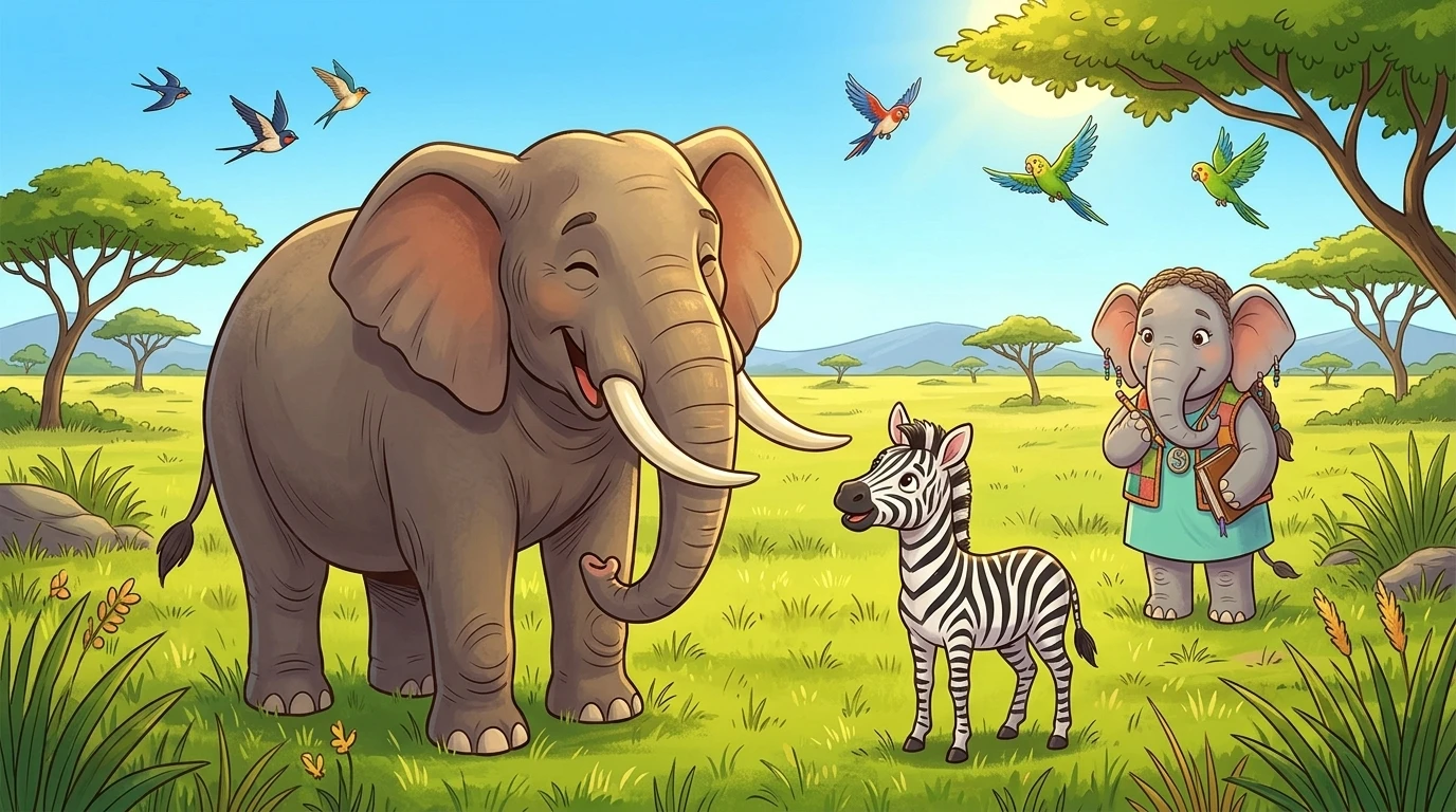 L'Elefante Che Non Dimenticava Mai — copertina del libro — Wonder Books