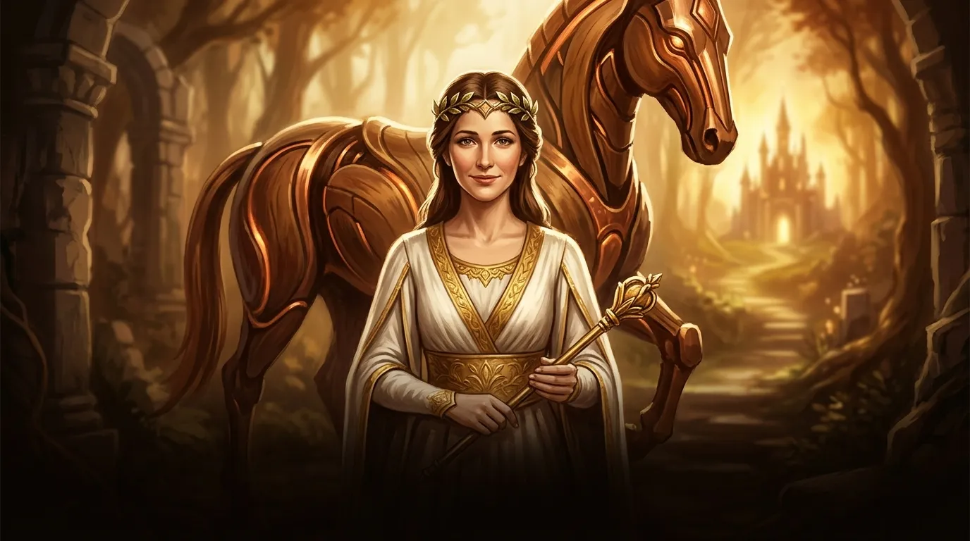 The Enchanted Horse — 图书封面 — Wonder Tales