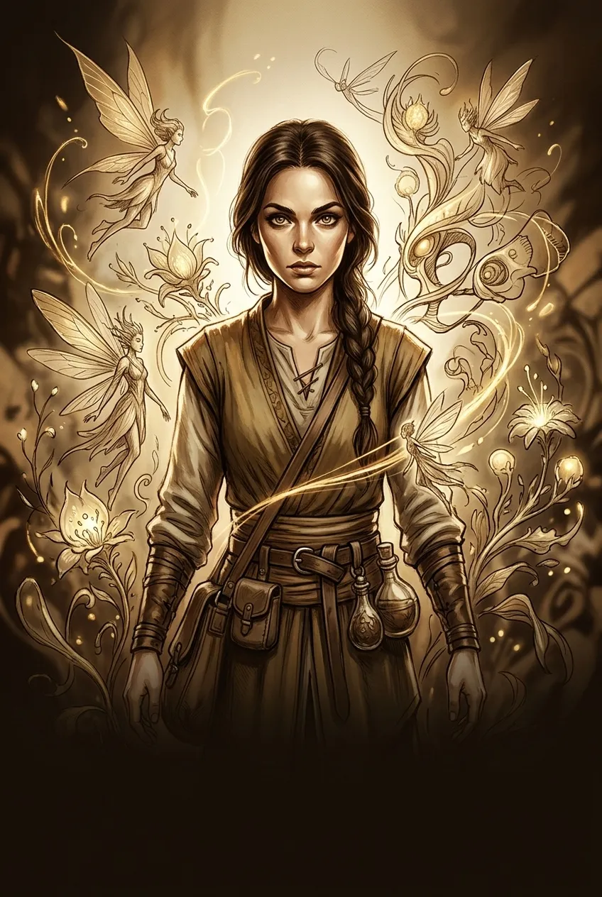 The Fairies — 图书封面 — Wonder Tales