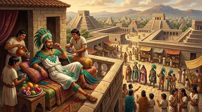 Enquanto Quetzalcoatl se entregava aos prazeres terrenos, Tezcatlipoca atiçava o descontentamento entre seu povo. Ele sussurrava mentiras em seus ouvidos…