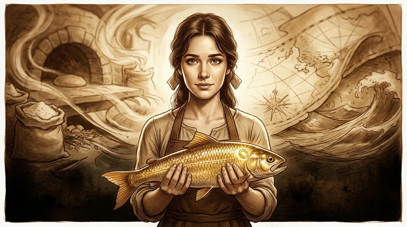 The Fish and the Ring — 图书封面 — Wonder Tales
