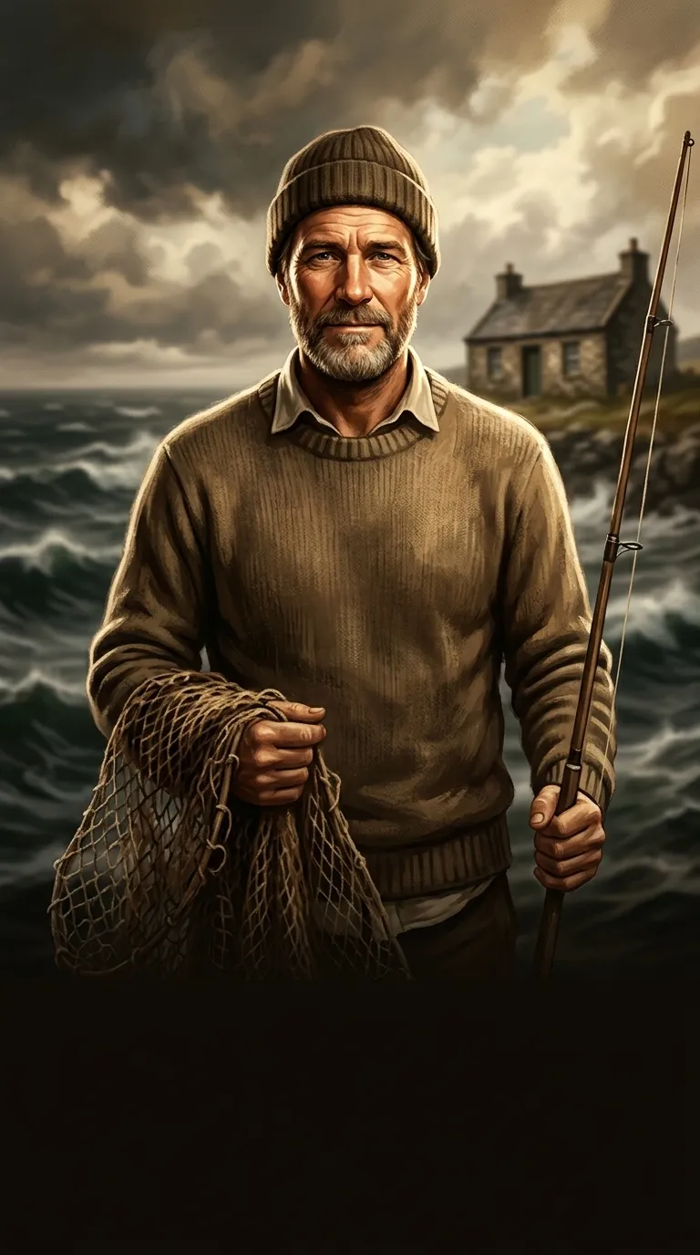 The Fisherman and His Wife — 图书封面 — Wonder Tales