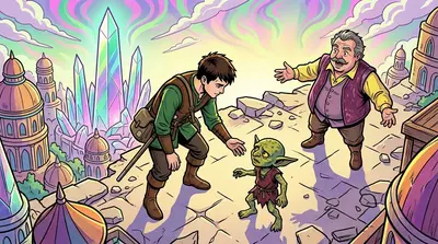 The tiny imp squealed. 'Please! Don't hurt me! I didn't mean to cause so much trouble!' The merchant sputtered, 'That...that thing almost killed us!' Kael… The tiny imp squealed. 'Please! Don't hurt me! I didn't mean to cause so much trouble!' The merchant sputtered, 'That...that thing almost killed us!' Kael…
