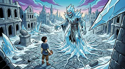"Bana karşı mı geliyorsun, küçük prens?" diye alay etti Lich, sesi ürpertici bir rüzgar gibiydi. Caius, elinde Kitap'la dimdik duruyordu.