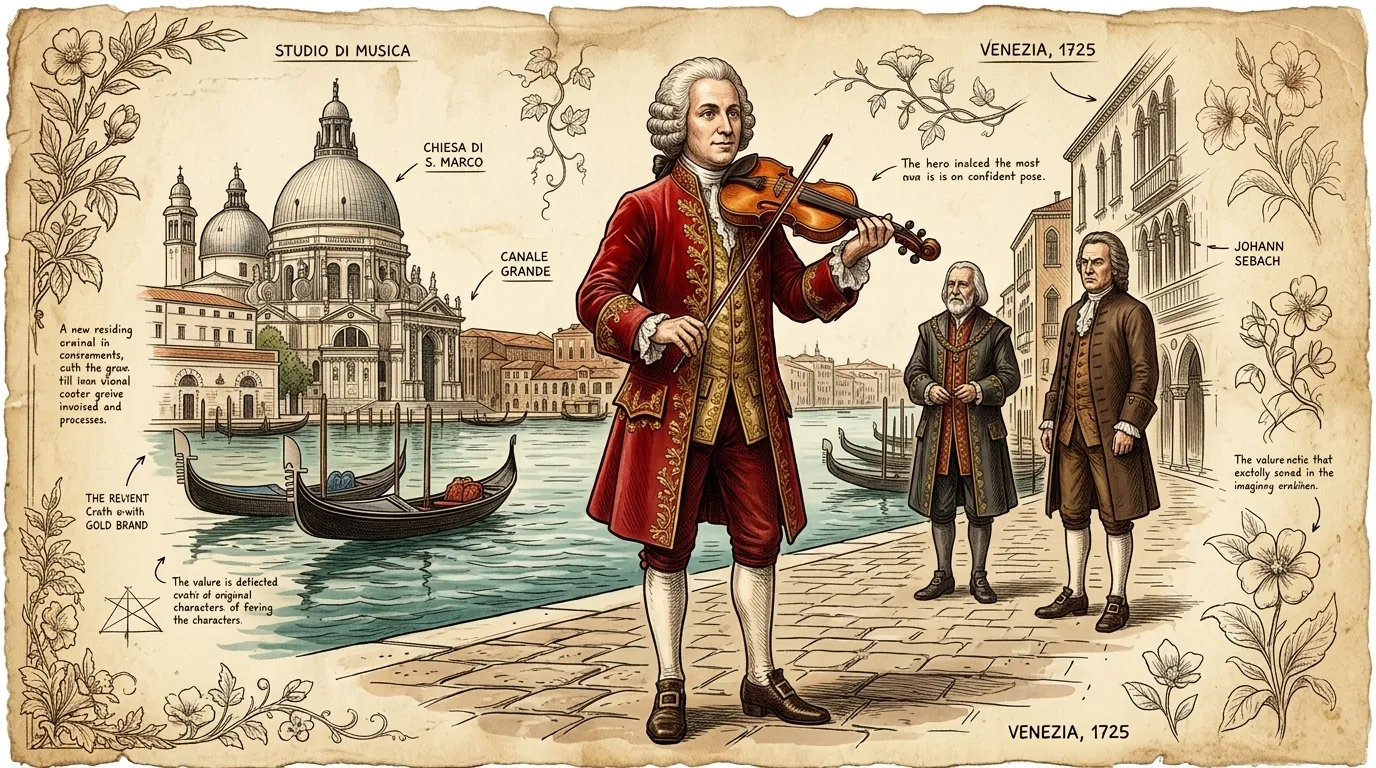The Four Seasons by Antonio Vivaldi (Venice, Italy — 1725) — 图书封面 — Wonder Arts