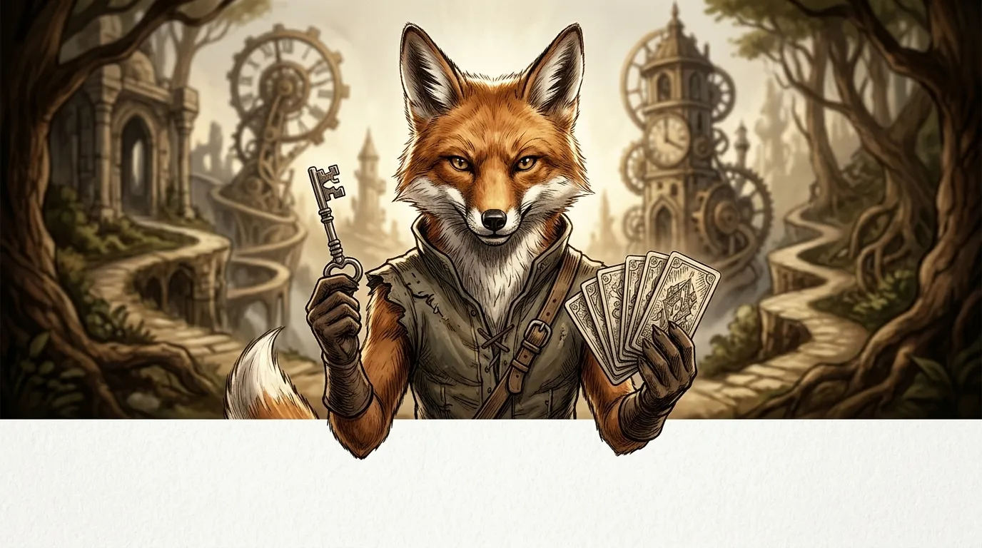 The Fox and the Cat — 图书封面 — Wonder Tales