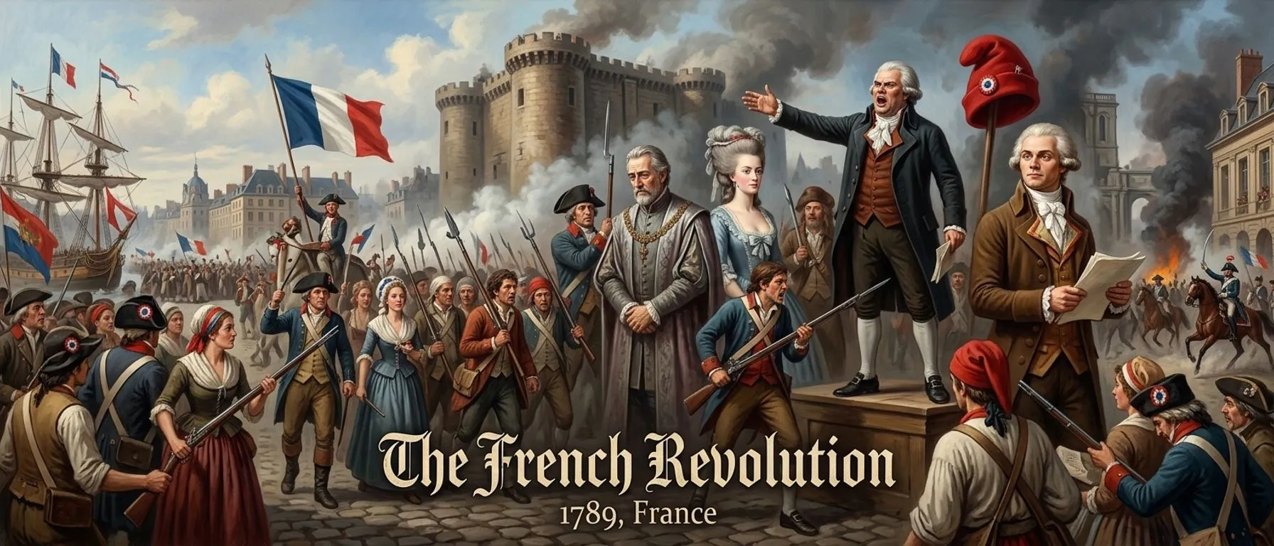 The French Revolution (1789, France) — book cover — Wonder History The French Revolution (1789, France) — book cover — Wonder History