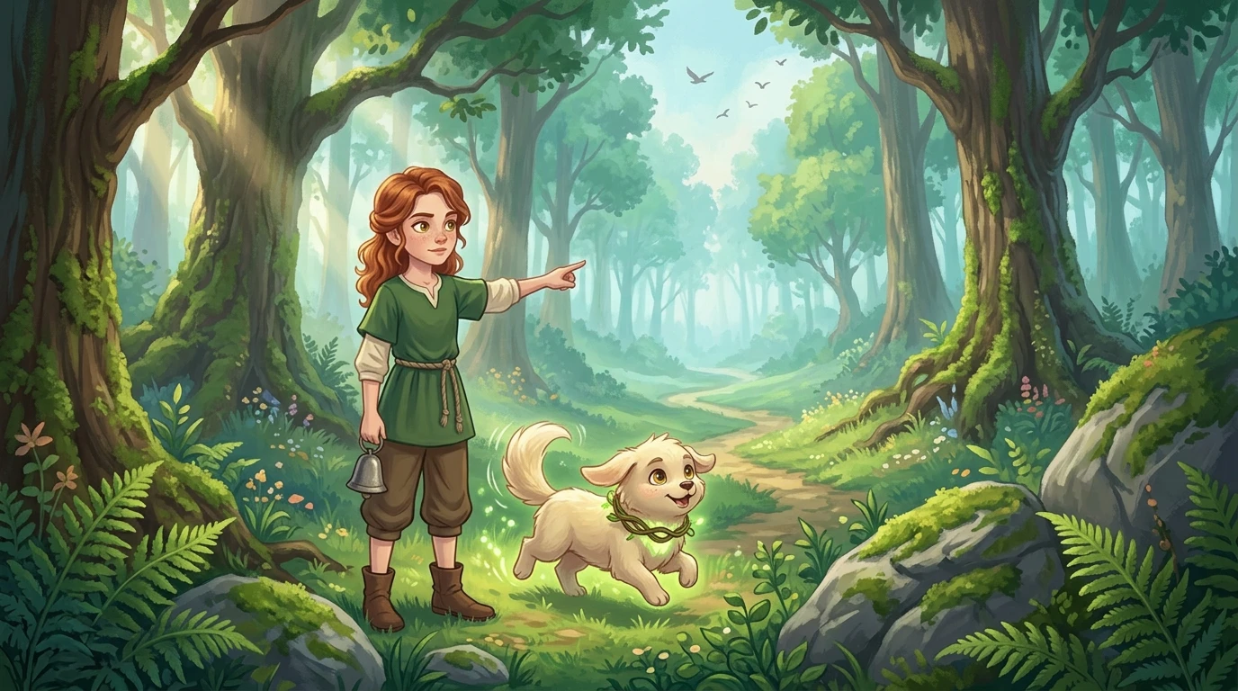 The Friendship Bridge — page 1 illustration — Wonder Books
