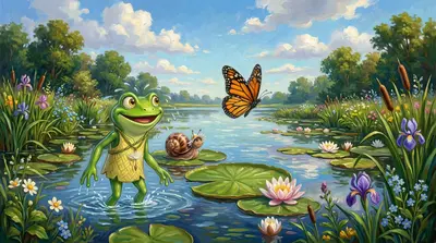 Barnaby's first attempt was... less than graceful. He flapped his arms furiously, managed a pathetic little hop, and landed with a sploosh back in the pond. Barnaby's first attempt was... less than graceful. He flapped his arms furiously, managed a pathetic little hop, and landed with a sploosh back in the pond.