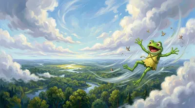 Barnaby tumbled through the air, yelling, "I AM FLYIIIING!" He was not flying. He was falling, and Bartholomew was already lumbering into place underneath him. Barnaby tumbled through the air, yelling, "I AM FLYIIIING!" He was not flying. He was falling, and Bartholomew was already lumbering into place underneath him.