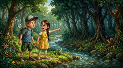 레오는 다리 반대편에서 끽 소리를 내며 멈춰 섰다. "하! 내가 이겼어! 이제 넌 나에게 빚을 졌어..." 그는 마야가 따라오지 않은 것을…