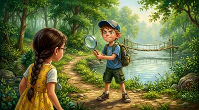 "유령? 여기에?" 레오가 용감한 척 물었다. "음, 유령을 그냥 내버려 둘 수는 없잖아, 안 그래?" 그는 배낭에서 돋보기를 꺼냈다.