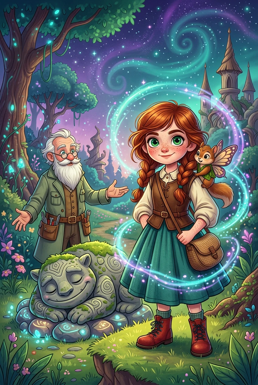 The Girl Who Befriended a Grumble — portada del libro — Wonder Books