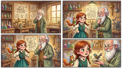 —¿Un Gruñido? —preguntó Lila, ladeando la cabeza—. Nunca he visto uno. Fitzwilliam se acarició la barba pensativamente. —Viven en el Bosque Susurrante, un lugar…