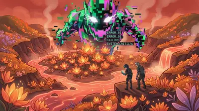Kai premette "Avvia". Non successe nulla. Il Glitch rise, la sua voce digitale che lo scherniva: "Mortale sciocco! Non puoi comprendere la complessità del mio…