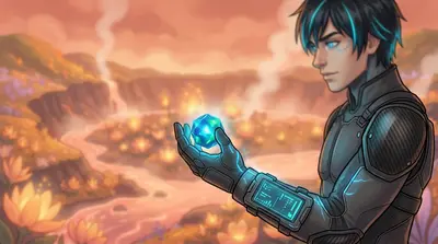 Kai raccolse l'orbe, la sua energia che risuonava con i suoi impianti cibernetici. Fu allora che capì di non essere più solo un corriere di dati.