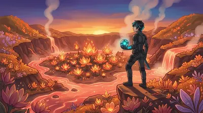 Kai, immerso nella luce calante di Ignis, guardò verso l'orizzonte. Sapeva che il suo viaggio era tutt'altro che finito.