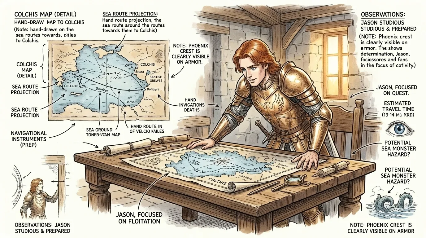 The Golden Fleece — page 2 illustration — Wonder Tales
