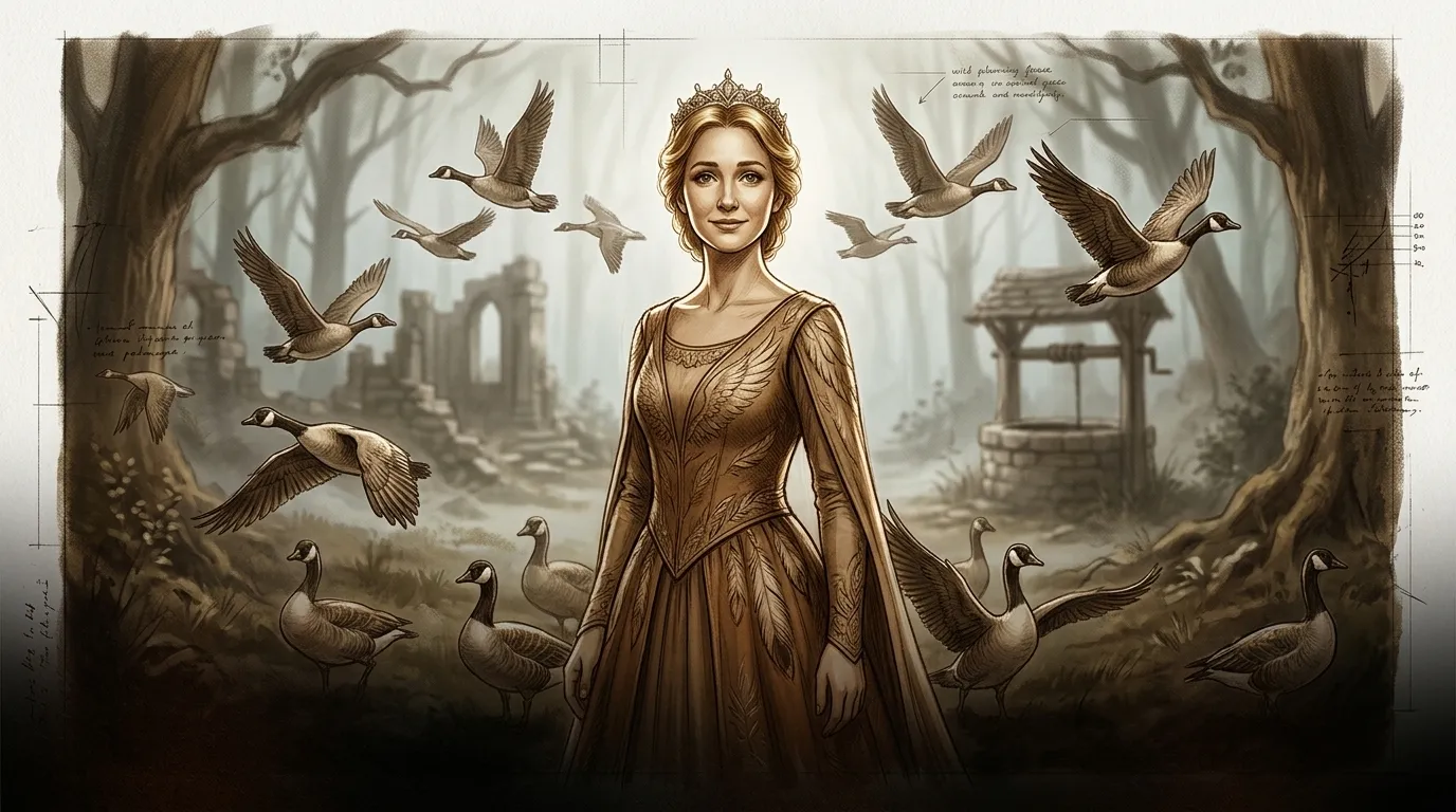 The Goose Girl — 图书封面 — Wonder Tales