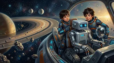 The Gravity Surfers — 책 표지 — Wonder Books