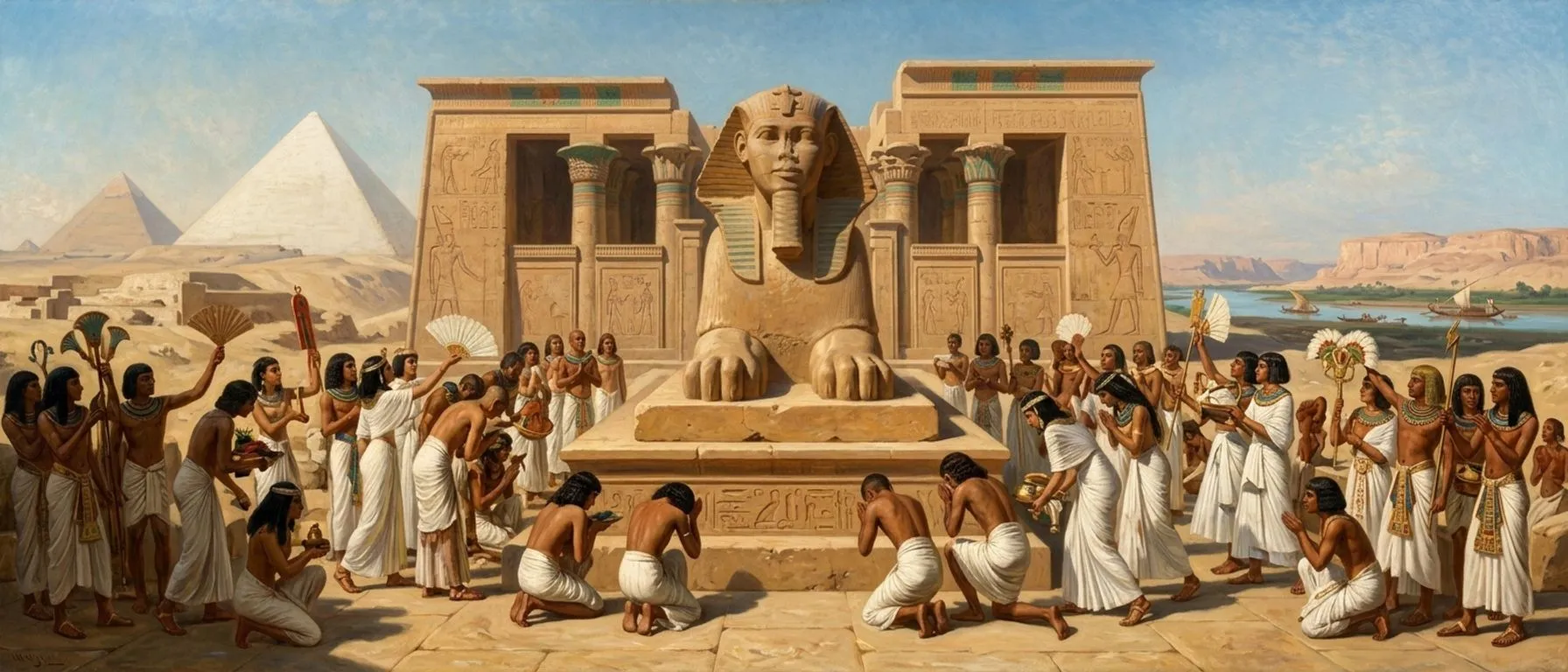 The Great Sphinx of Giza — 图书封面 — Wonder Egypt