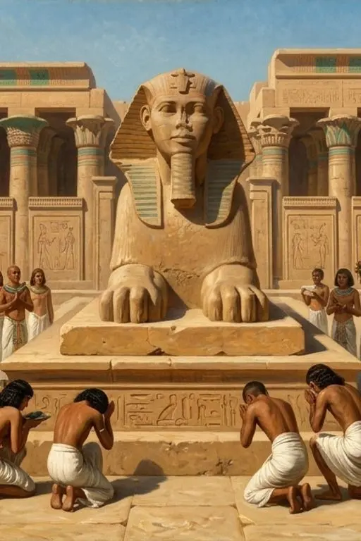 The Great Sphinx of Giza — book cover — Wonder Egypt