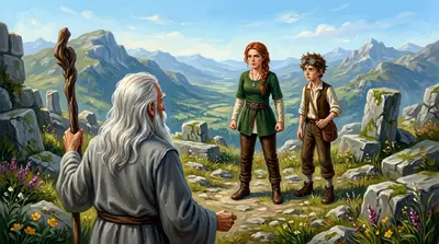 "우리는 벽을 세울 것이다." 엘라라가 새로운 결의에 찬 목소리로 선언했다. 브람은 놀라서 올려다보았다. "하지만 엘라라, 그건 불가능해!