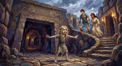 The Greek Hero's Trial — page 4 illustration — Wonder Books