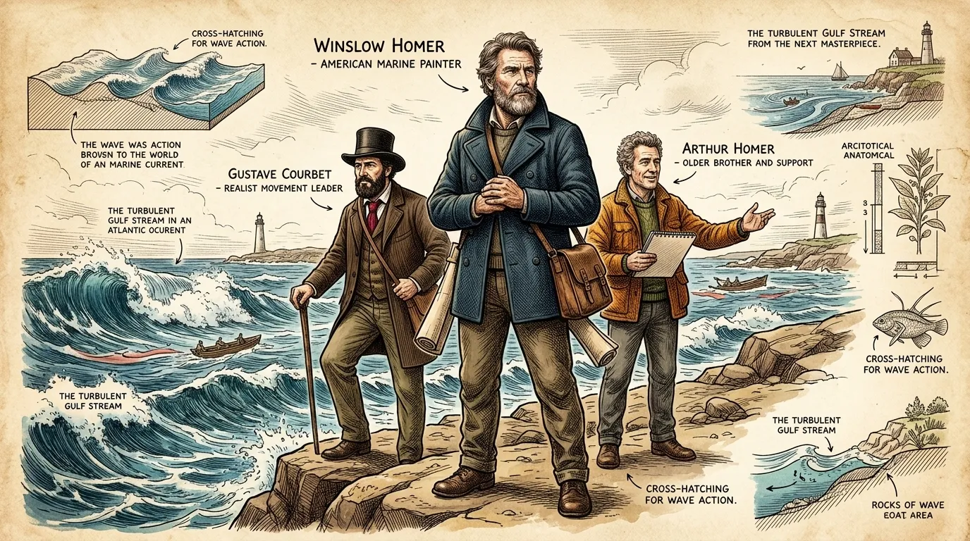 The Gulf Stream by Winslow Homer (USA — 1899) — portada del libro — Wonder Arts
