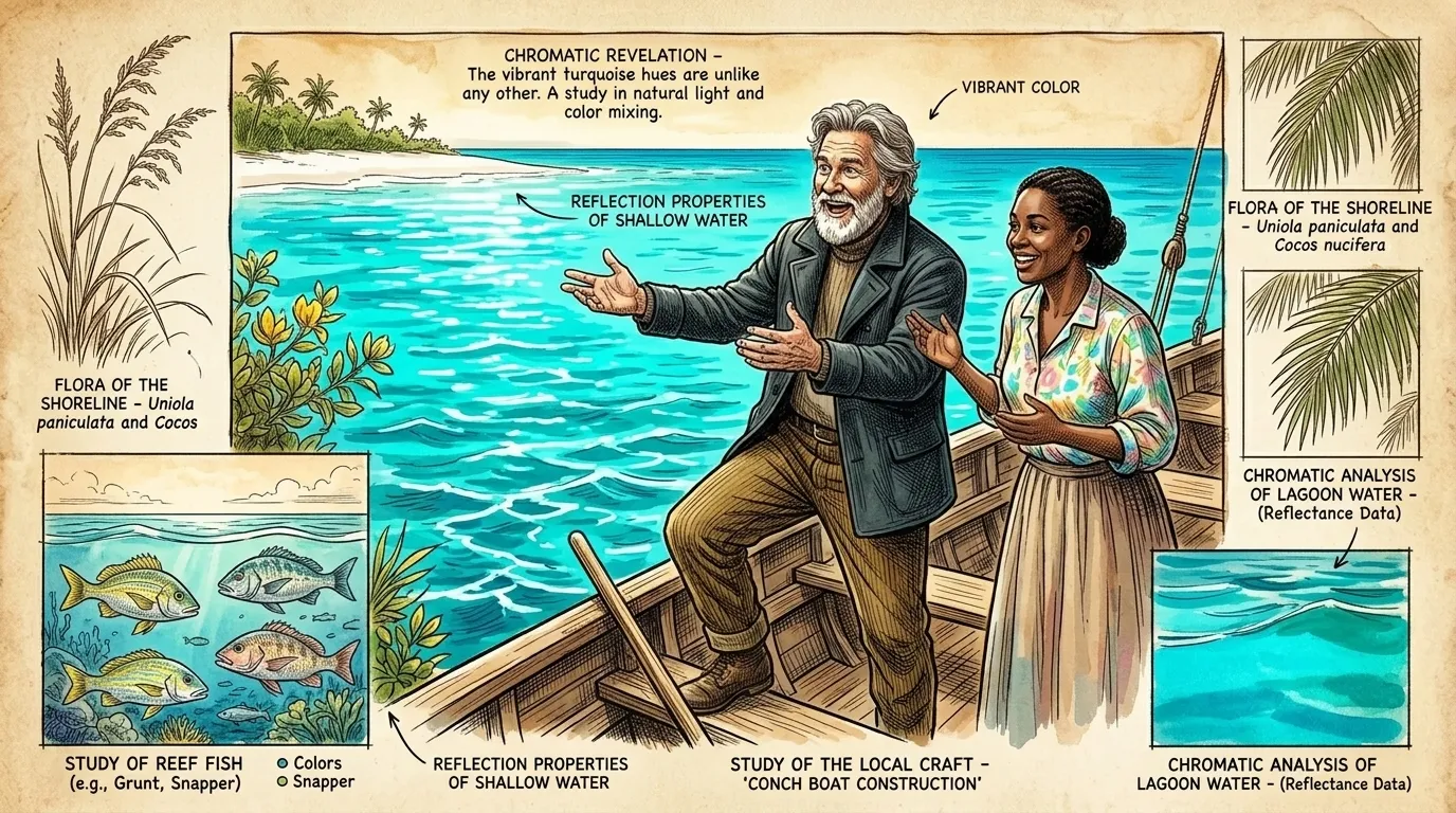 Un viaje a las Bahamas expuso a Homer a una nueva y vibrante paleta de colores. Las aguas turquesas, la brillante luz del sol y los ricos matices de la cultura… Un viaje a las Bahamas expuso a Homer a una nueva y vibrante paleta de colores. Las aguas turquesas, la brillante luz del sol y los ricos matices de la cultura…