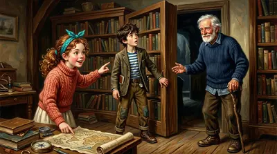 شرح الرجل العجوز هيملوك: "الضوء" يشير إلى غرفة الفانوس في الأعلى. "الظلال" يجب أن تخفي شيئًا ما في طريق الصعود." بدأوا صعودهم، والدرج الحلزوني يلتف صعودًا أكثر…