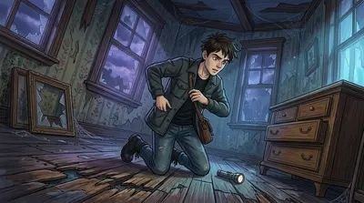 He stumbled, his flashlight clattering to the floor. Darkness enveloped him. Think! Sarah had mentioned old legends about dispelling spirits with iron. He stumbled, his flashlight clattering to the floor. Darkness enveloped him. Think! Sarah had mentioned old legends about dispelling spirits with iron.
