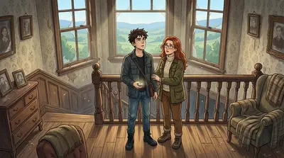 Silence descended upon the Hollow House. The storm outside began to subside. Ethan lowered the compass, his arm trembling. "It's... gone." Silence descended upon the Hollow House. The storm outside began to subside. Ethan lowered the compass, his arm trembling. "It's... gone."