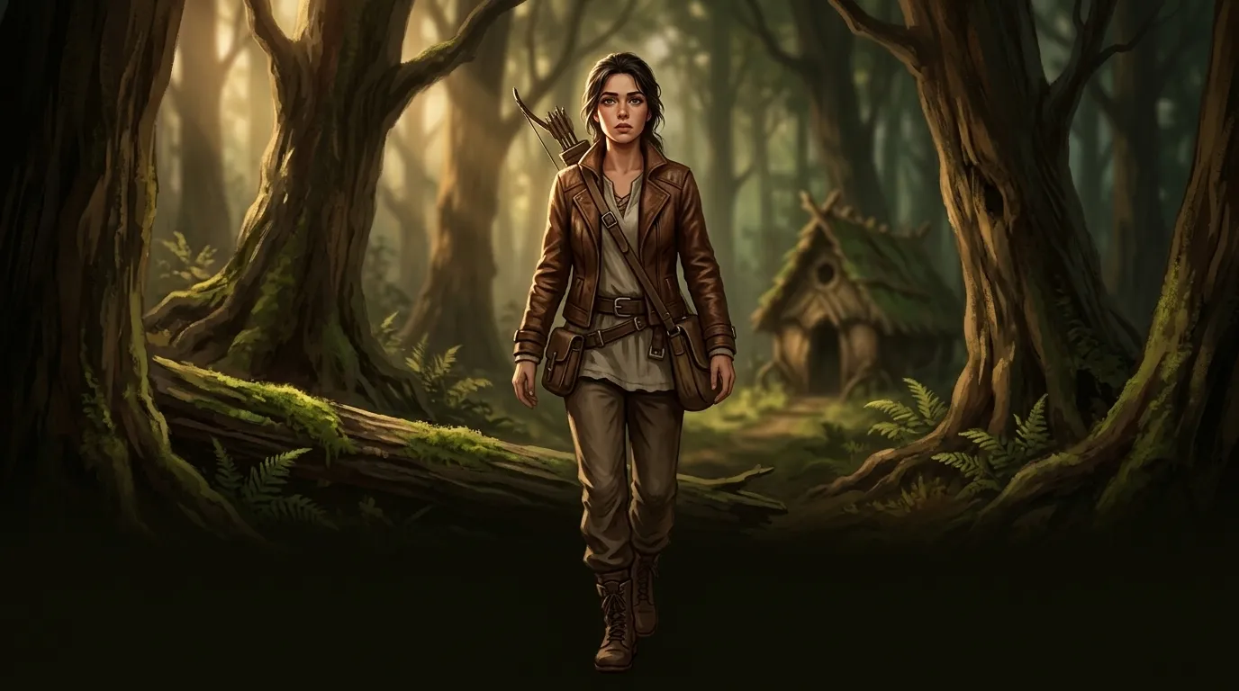 The Hut in the Forest — 图书封面 — Wonder Tales