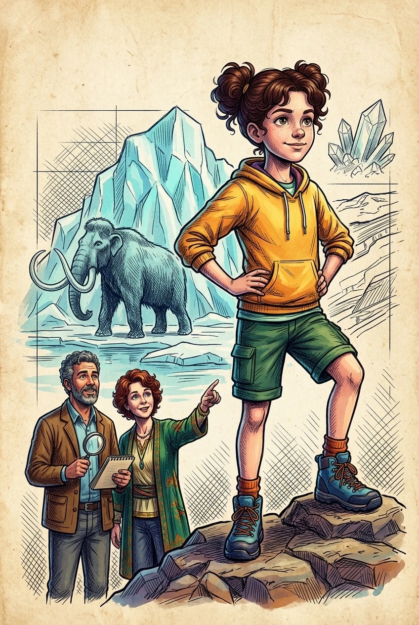 The Ice Age Story — capa do livro — Wonder Science