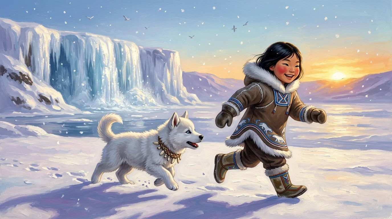 The Inuit Northern Lights — book cover — Wonder Books The Inuit Northern Lights — book cover — Wonder Books