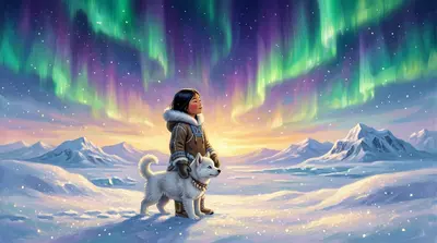 From that day on, Aputi continued to watch the Northern Lights, but with a newfound appreciation. She knew that every shimmer and swirl was a reminder of their… From that day on, Aputi continued to watch the Northern Lights, but with a newfound appreciation. She knew that every shimmer and swirl was a reminder of their…