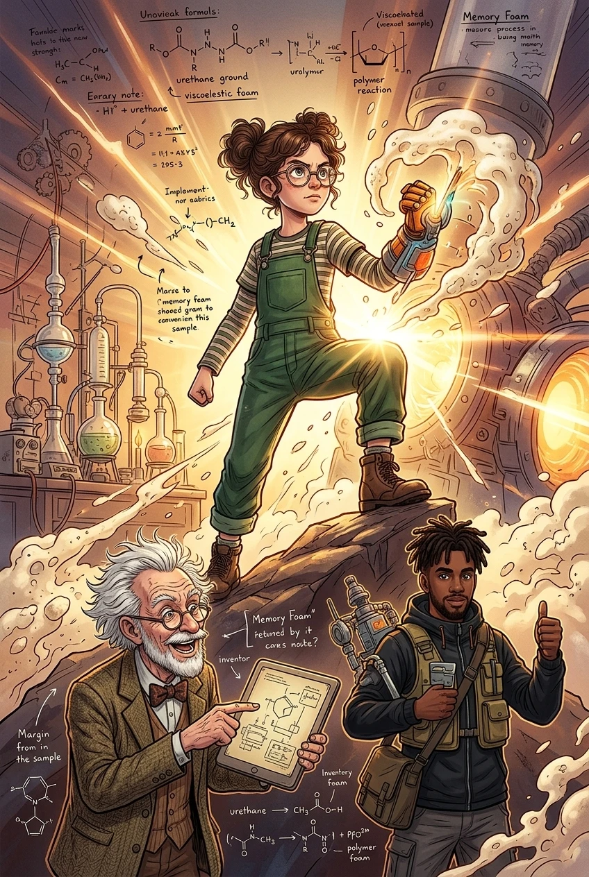 Cover of The Invention of Memory Foam